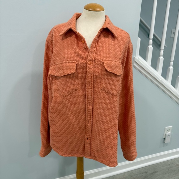 BDG Tops - BDG Woven Tangerine Shirt